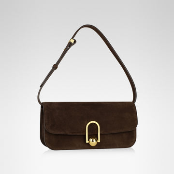 EON BAGUETTE • Chocolate Suede