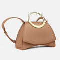 Maestoso Enso Mini Camel Leather Handbag