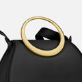 Maestoso Enso Mini Black Vegan Leather Handbag