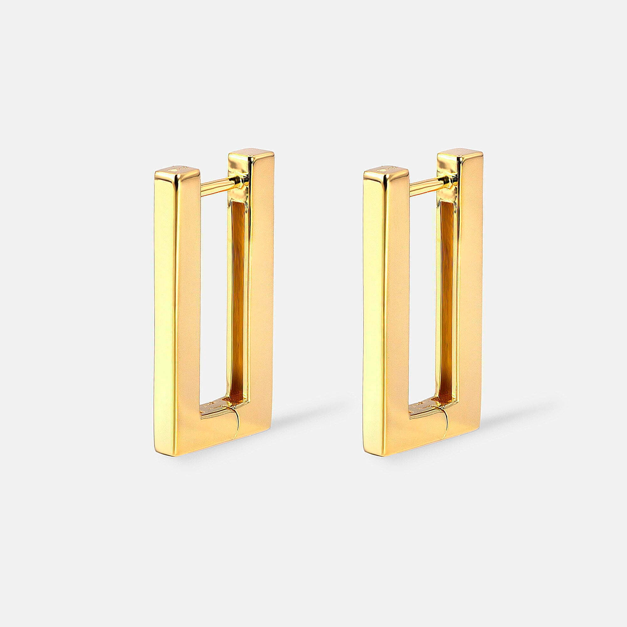 Modernist Earrings • 18K Gold Vermeil