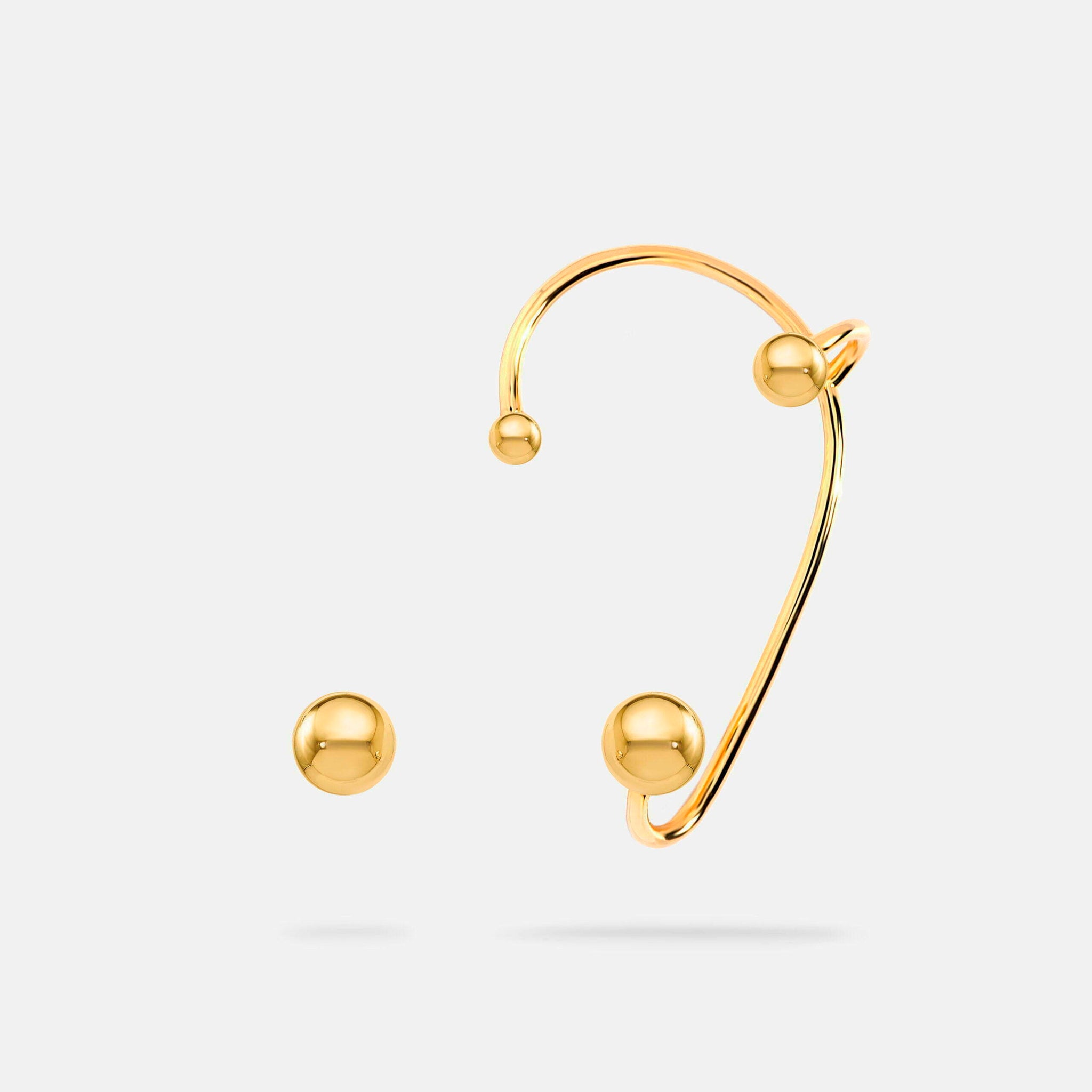 Sphere Earrings • 18K Gold Vermeil