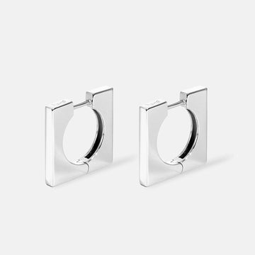 Square Earrings • Sterling Silver