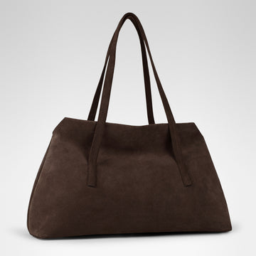 Aurora Tote • Chocolate Suede