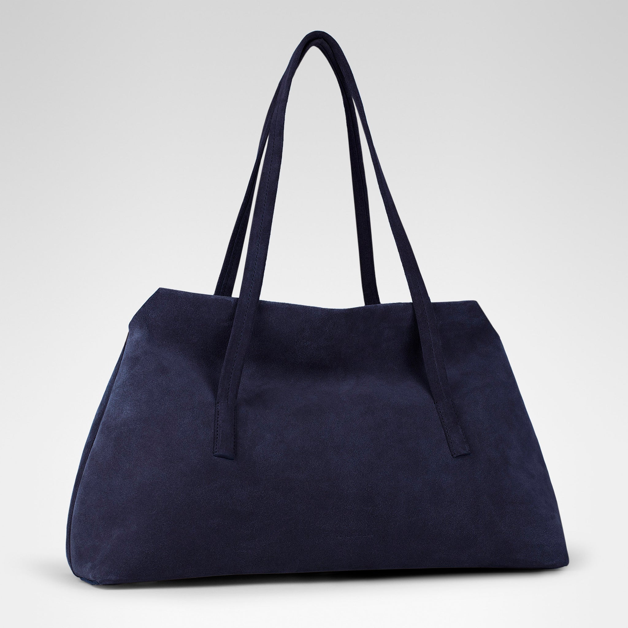 Aurora Tote • Midnight Blue Suede