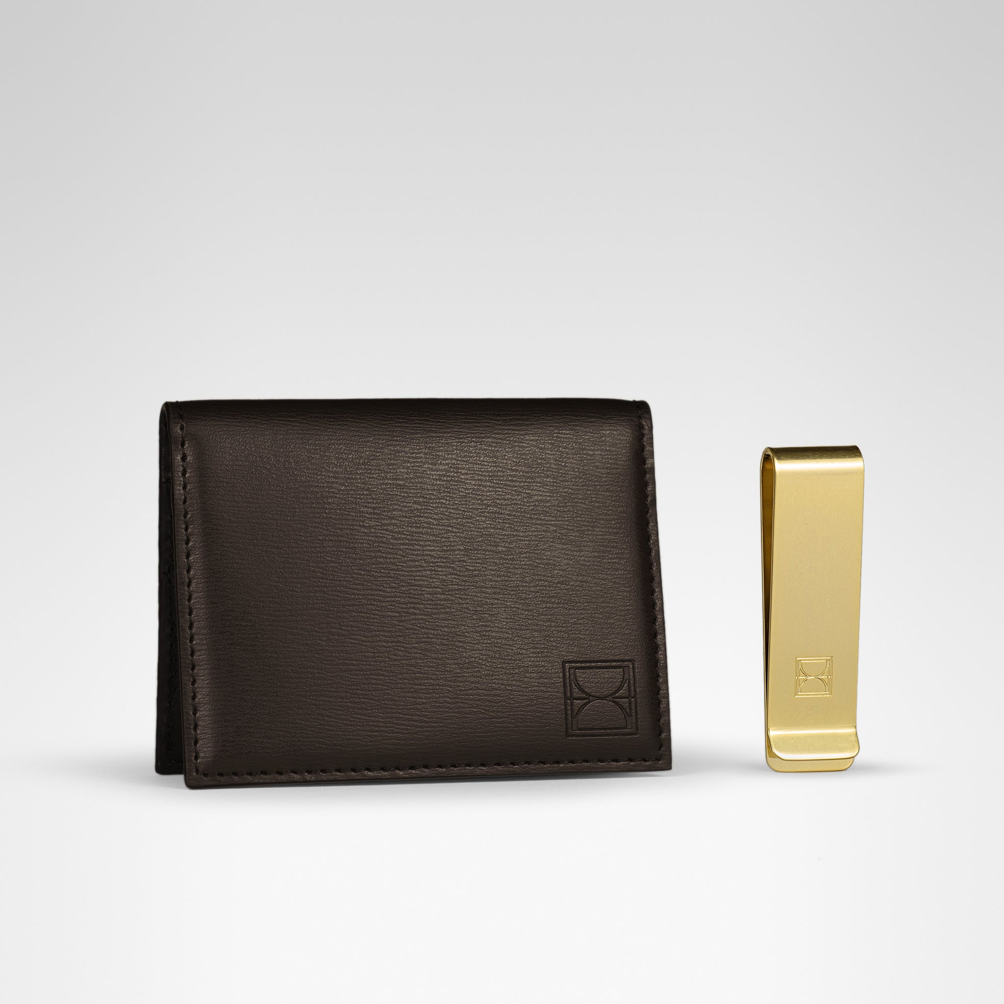 Argo Cardholder • Chocolate & Gold