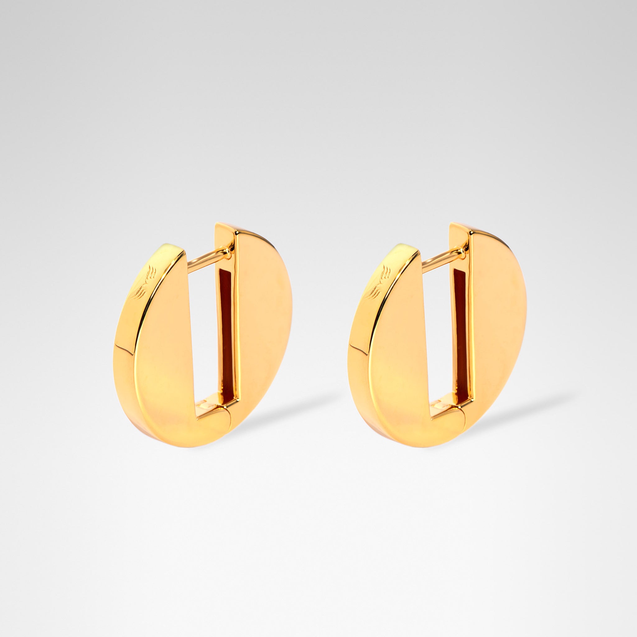 Circle Earrings • 18K Gold Vermeil