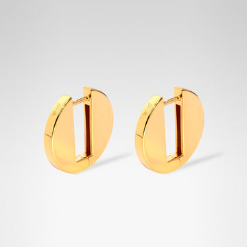 Circle Earrings • 18K Gold Vermeil