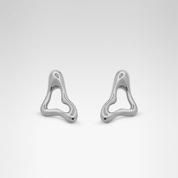 Dali Medium Earrings • Sterling Silver