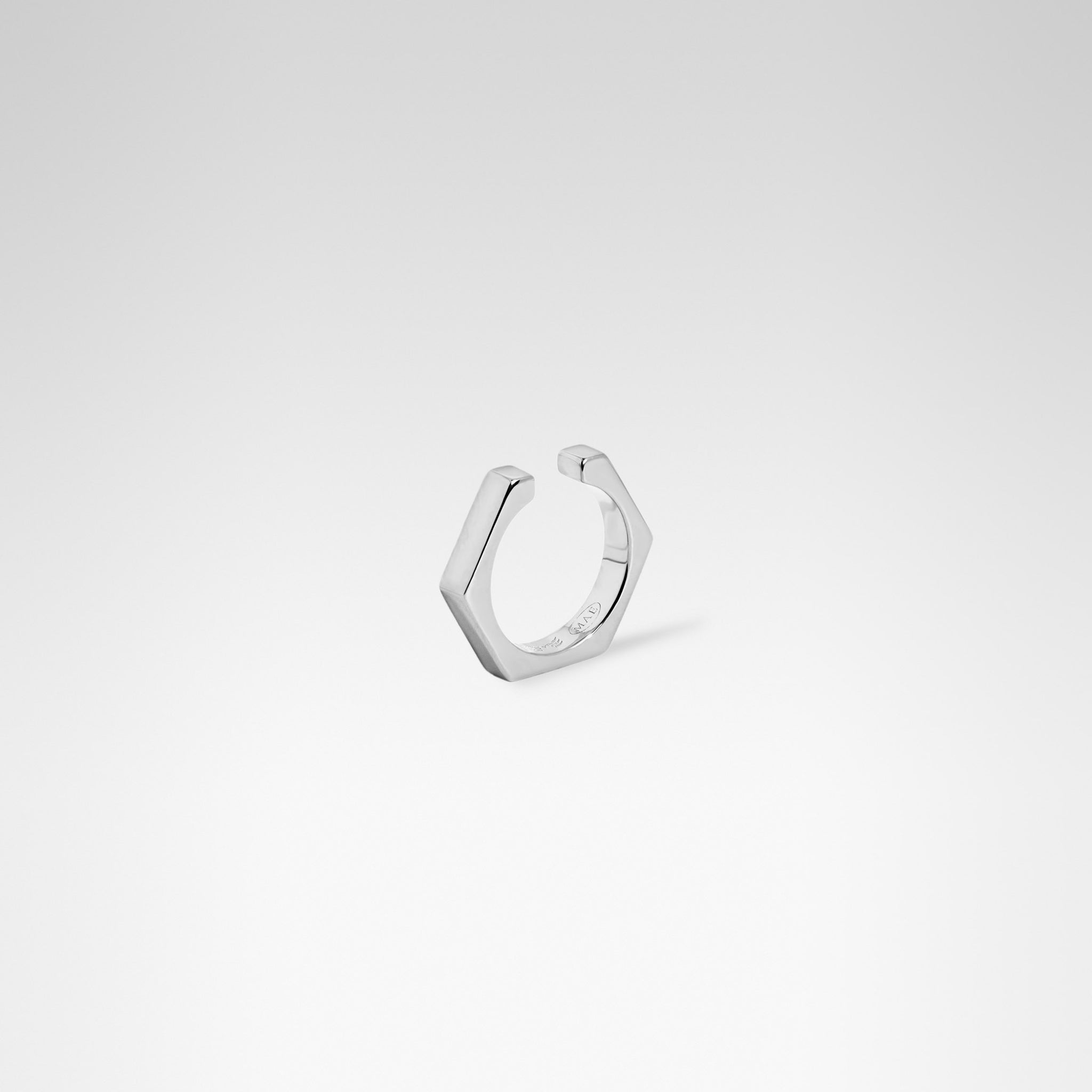 Hex Cuff • Sterling Silver