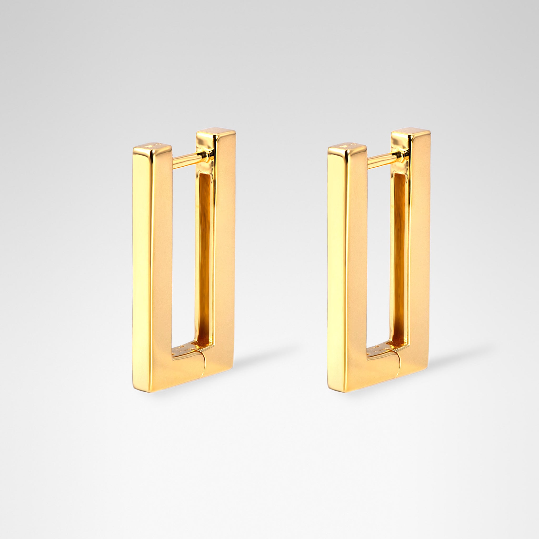 Modernist Earrings • 18K Gold Vermeil