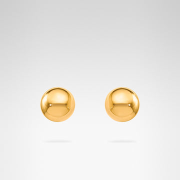 Moon Earrings • 18K Gold Vermeil