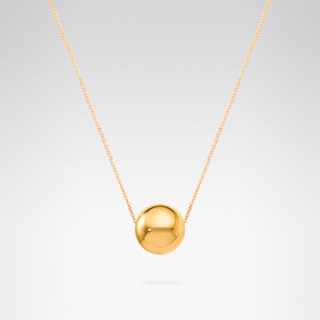 Moon Necklace • 18K Gold Vermeil