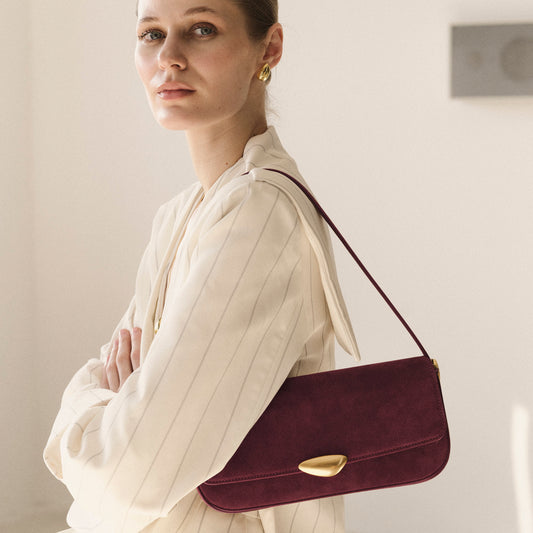 Noa Baguette • Bordeaux Suede