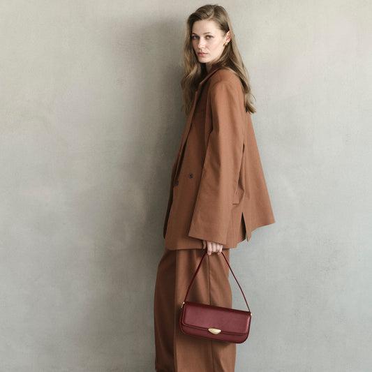 Noa Baguette • Burgundy