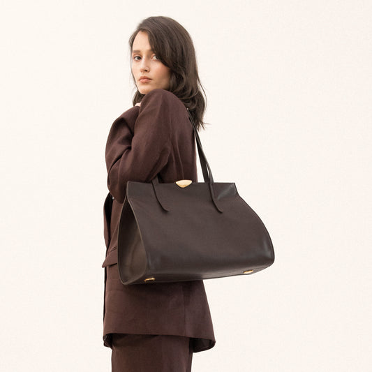 Noa Soft Tote • Chocolate