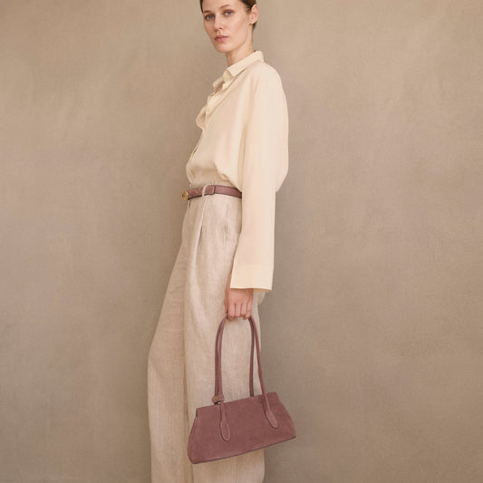 Aurora Linea • Rose Brown Suede