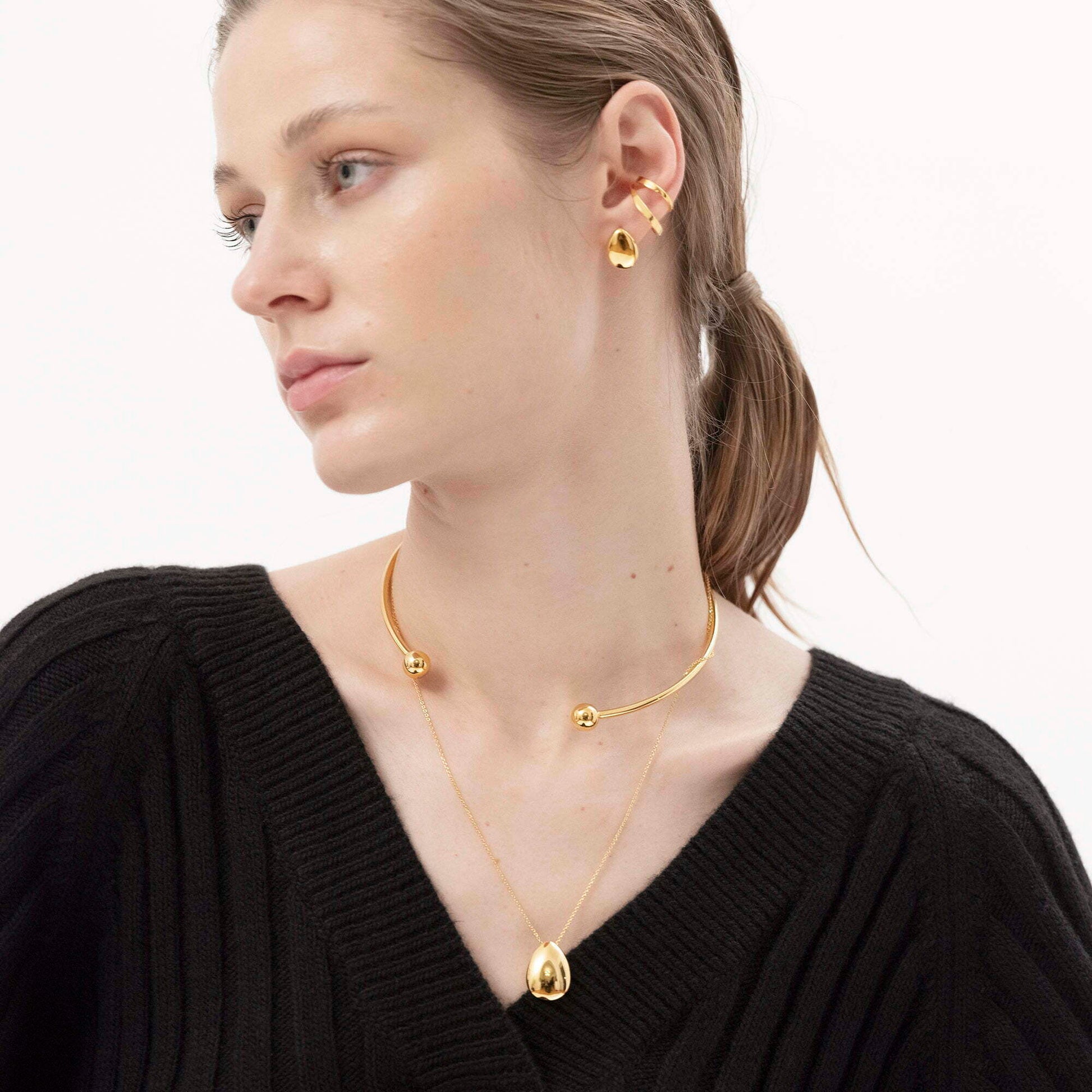 Maestoso Drop Earrings 18k Gold Vermeil