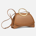 Maestoso Enso Camel Leather Handbag