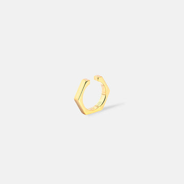 Hex Cuff • 18K Gold Vermeil